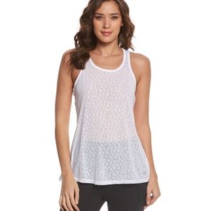 Marika Balance high low racerback tank top Large